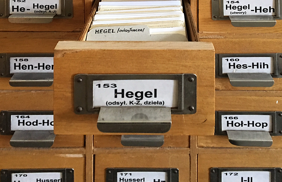 Hegel Karteikarte
